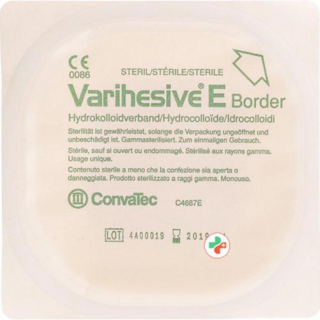 VariHesive E Border Hydrokolloidverband 6x6 / 10x10см 5 штук