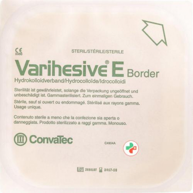 VariHesive E Border Hydrokolloidverband 15x15 / 20x20см 5 пакетиков
