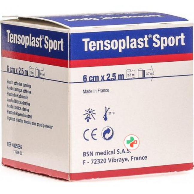 Tensoplast Sport эластичный бинт 6см x 2.5м
