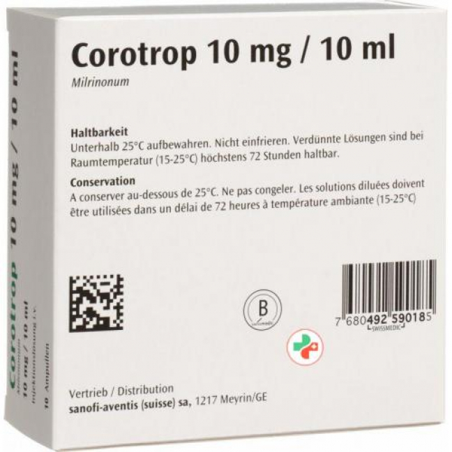 Corotrop 10 mg/10 ml 10 Ampullen 10 ml