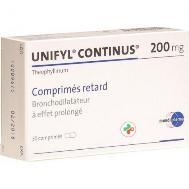 Унифил Континус 200 мг 30 ретард таблеток