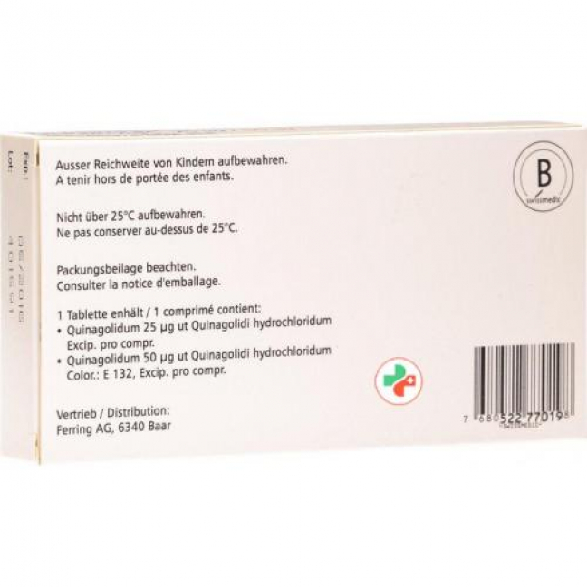 Норпролак 3 таблетки 25 мкг + 3 таблетки 50 мкг (стартовый пакет для начала лечения)