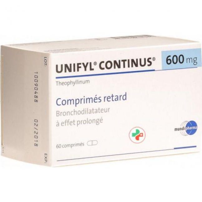 Unifyl Continus 600 mg 60 Retard tablets