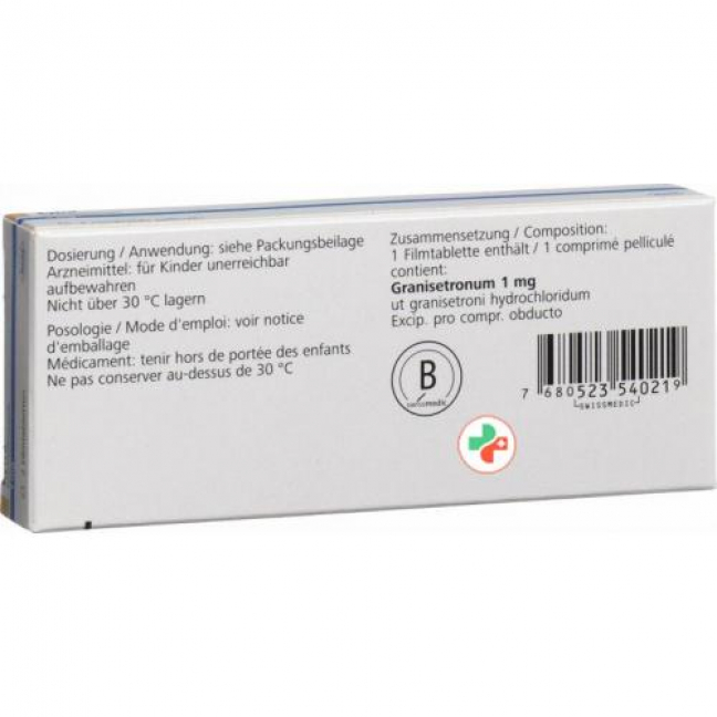 Kytril 1 mg 2 tablets