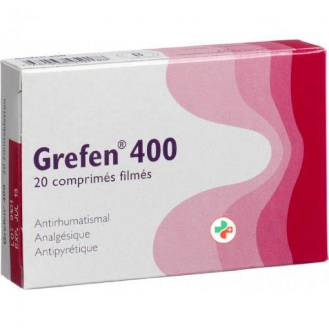 Грефен 400 мг 20 таблеток покрытых оболочкой