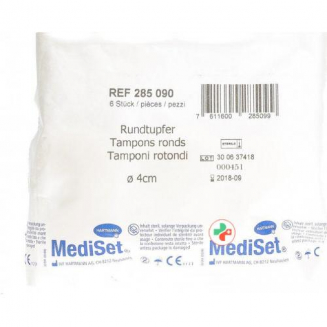 Mediset IVF Rundtupfer 4см стерильный 30 пакетиков 6 штук