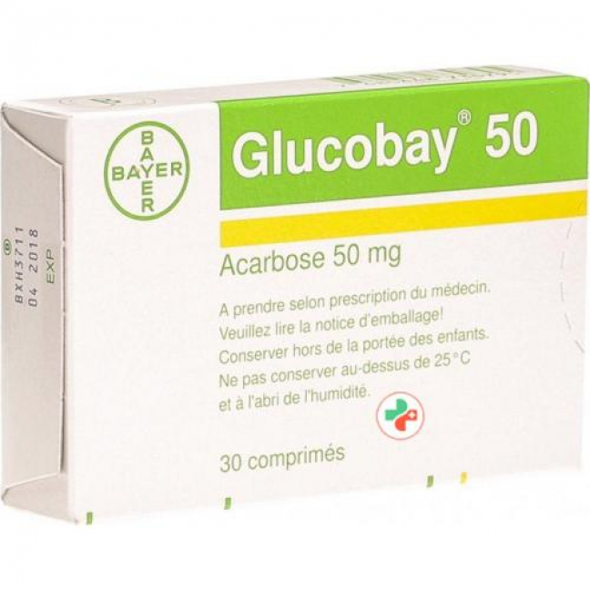 Глюкобай 50 мг 30 таблеток