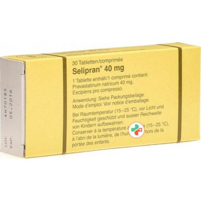 Селипран 40 мг 30 таблеток