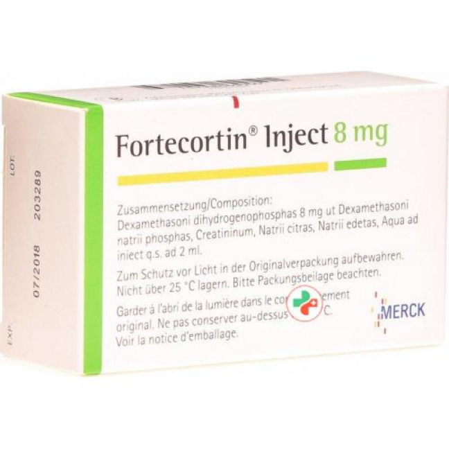 Fortecortin 8 mg/2 ml 3 Ampullen