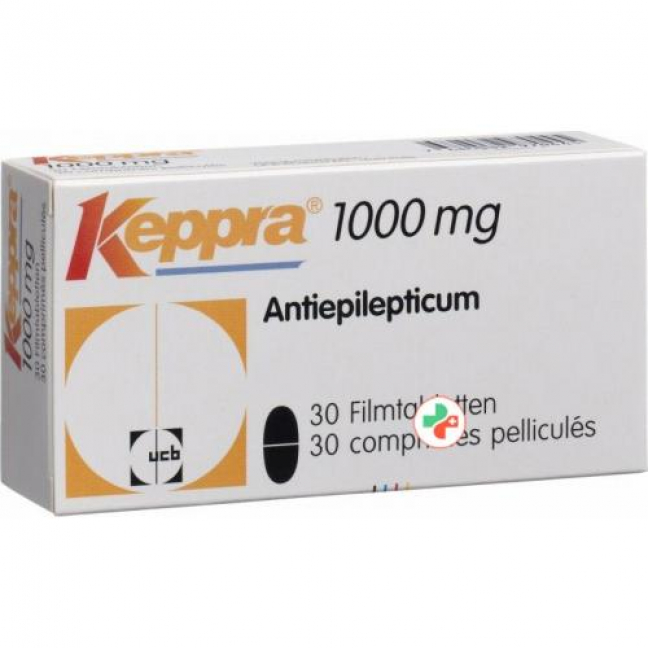 Кеппра 1000 мг 30 таблеток покрытых оболочкой 