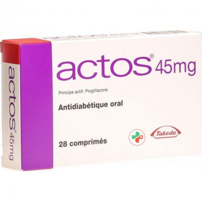 Актос 45 мг 28 таблеток