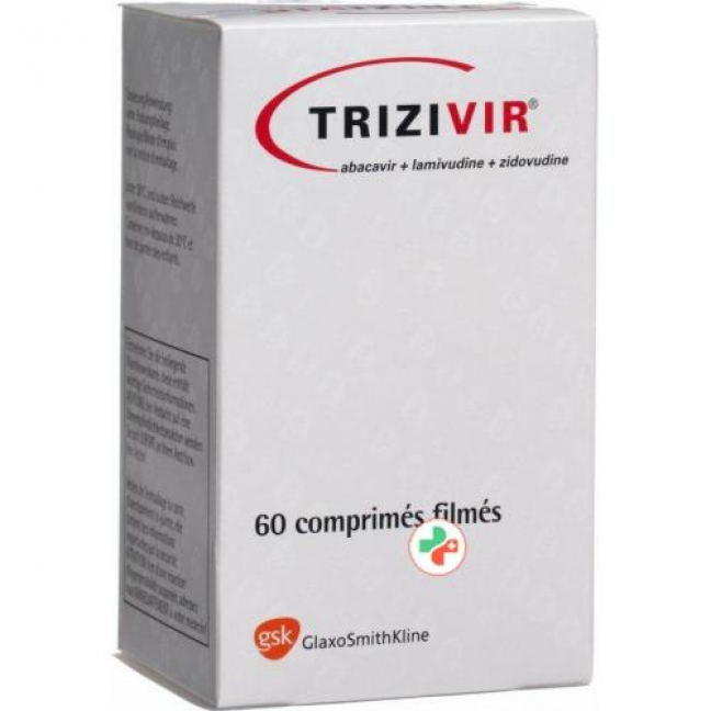 Тризивир 300 мг / 150 мг / 300 мг 60 таблеток покрытых оболочкой