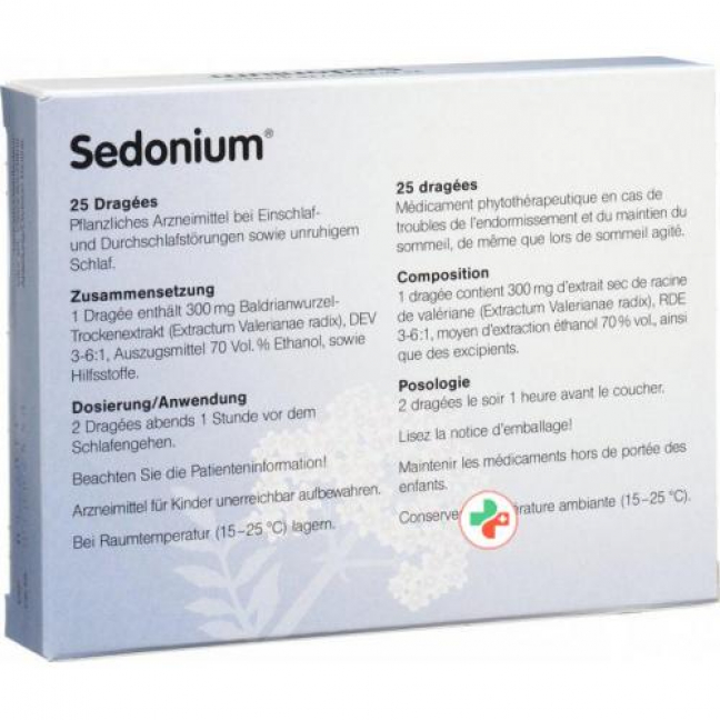 Седониум 25 драже