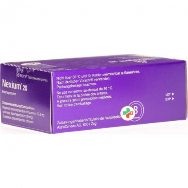 Нексиум Мупс 20 мг 56 таблеток