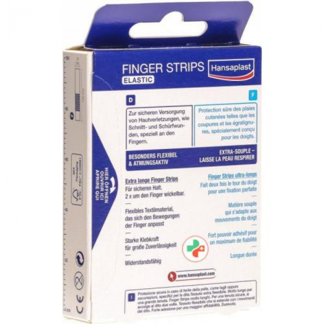 Hansaplast Finger Strips 1.9см x 12см 16 штук