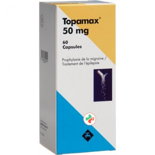 Топамакс 50 мг 60 капсул