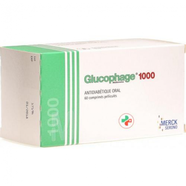 Глюкофаж 1000 мг 60 таблеток покрытых оболочкой