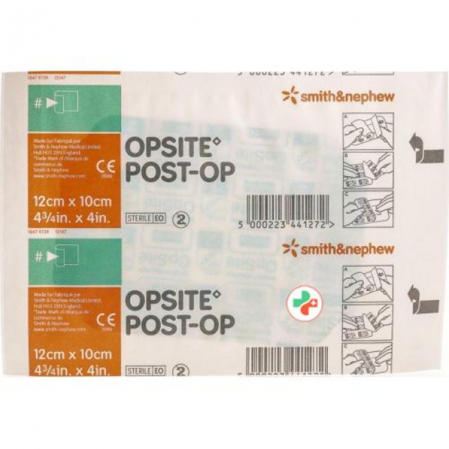 Opsite Post OP Folienverband 12x10см стерильный 10 пакетиков