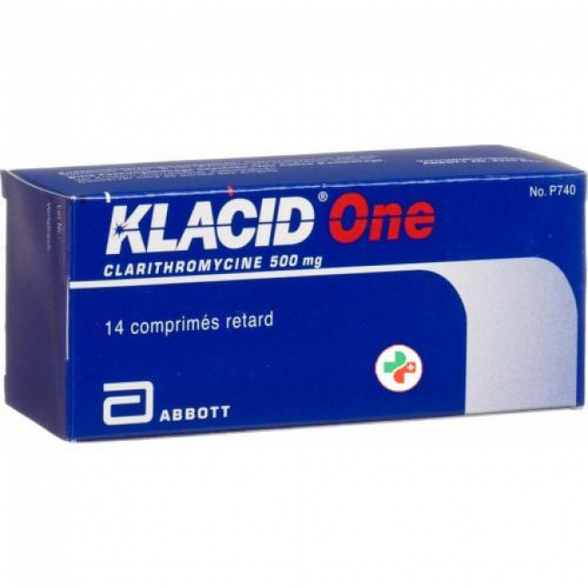 Клацид Один 500 мг 14 ретард таблеток