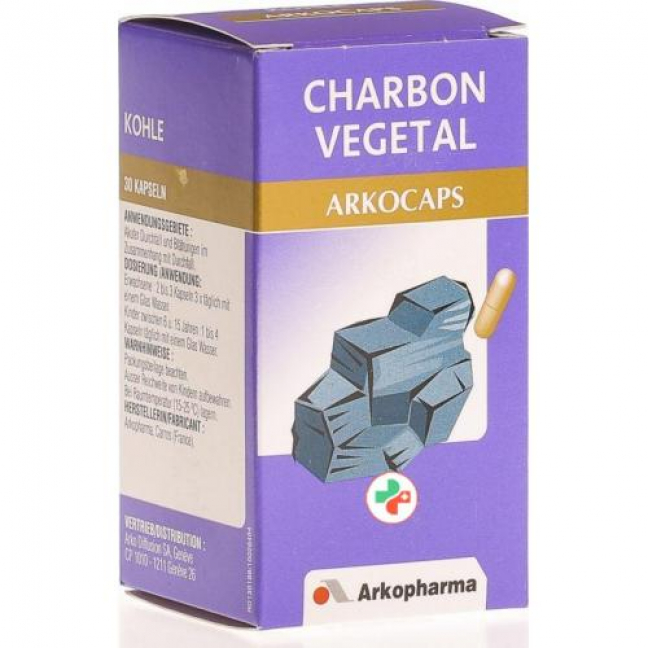 Arkocaps Pflanzen Kohle 225 mg 30 Kaps