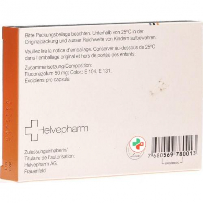 Флуконазол Хелвефарм 50 мг 7 капсул