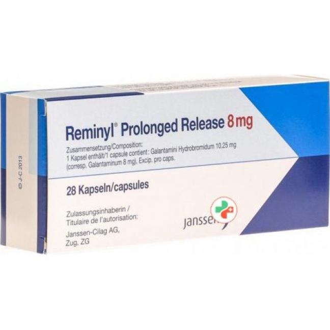 Реминил пролонгированного высвобождения 8 мг 28  капсул