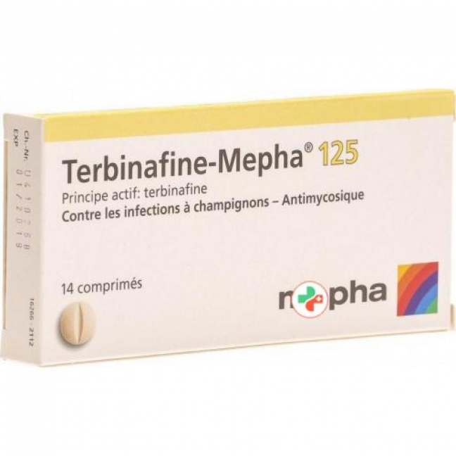 Тербинафин-Мефа 125 мг 14 таблеток