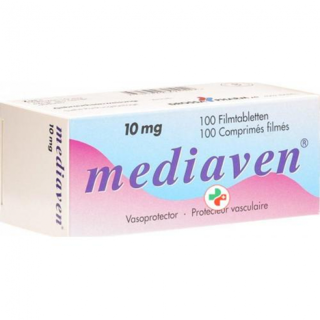 Медиавен 10 мг 100 таблеток покрытых оболочкой