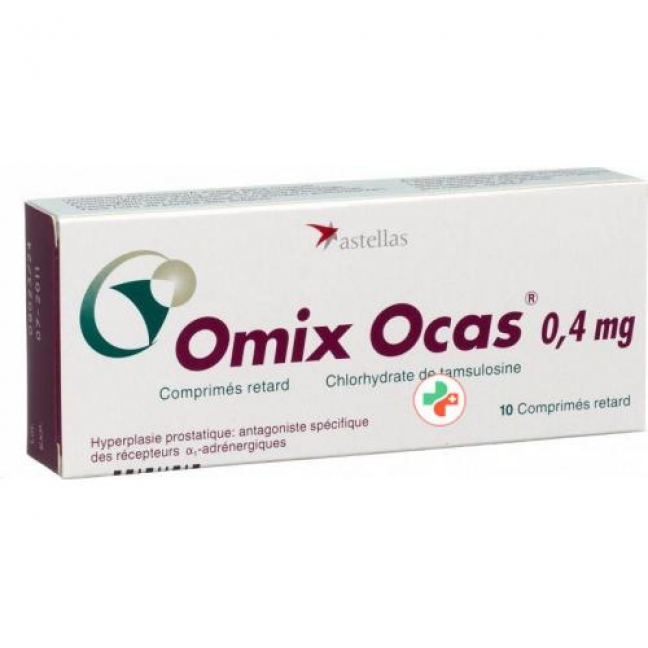 Омикс Окас 0,4 мг 10 ретард таблеток 
