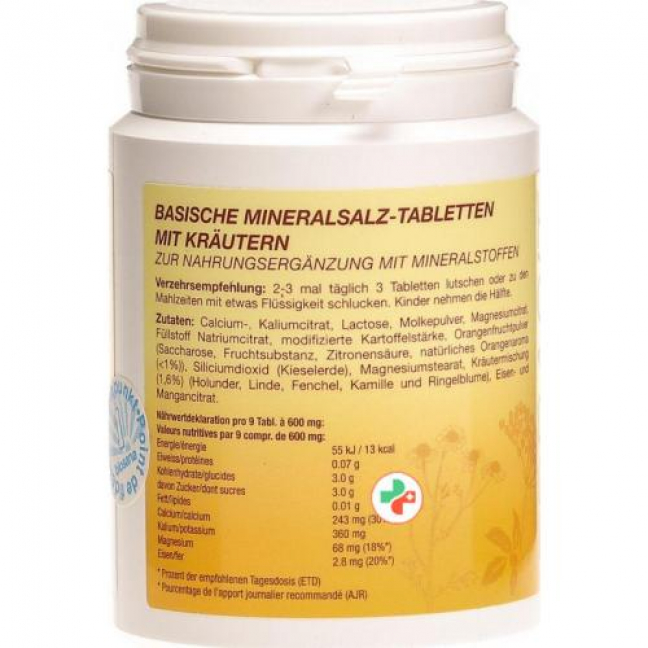 Erbasit Mineralsalz в таблетках, mit Krauter доза 300 штук