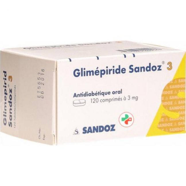 Глимепирид Сандоз 3 мг 120 таблеток