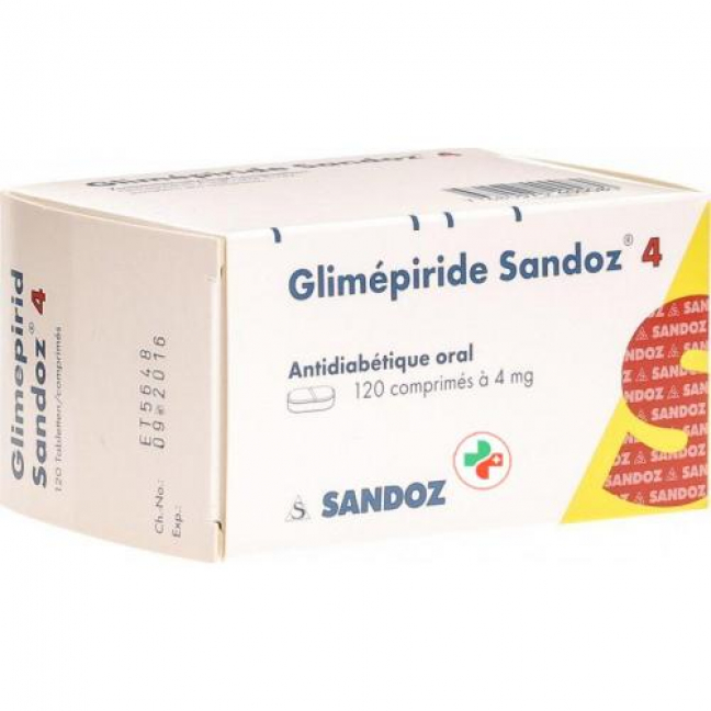 Глимепирид Сандоз 4 мг 120 таблеток