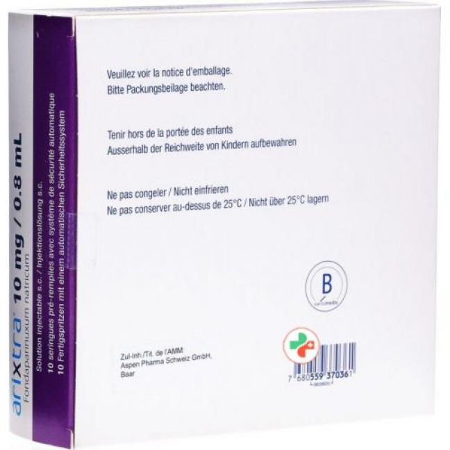 Arixtra 10 mg/0.8 ml 10 Fertigspritze 0.8 ml