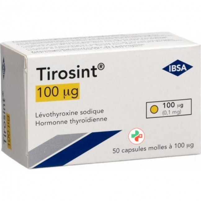 Тиросинт 100 мкг 50 капсул