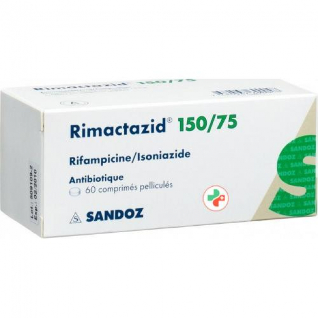 Римактазид 150/75 60 таблеток покрытых оболочкой 