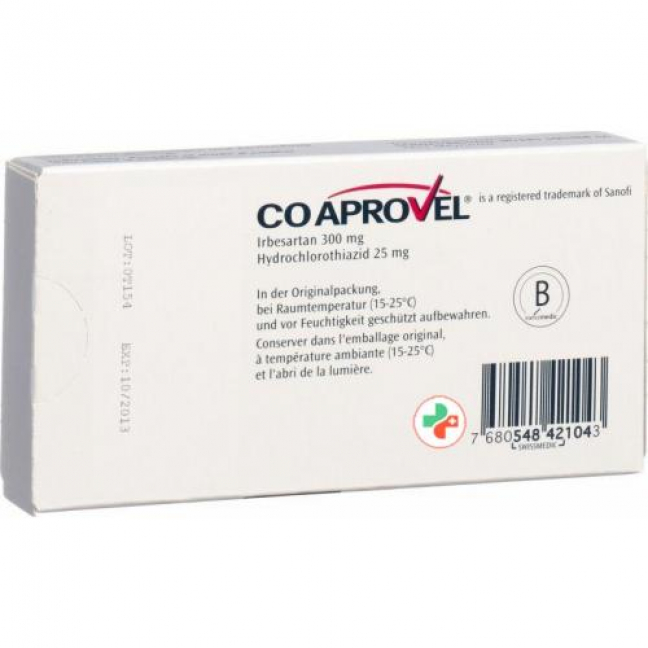 КоАпровель 300/25 мг 28 таблеток покрытых оболочкоймг 