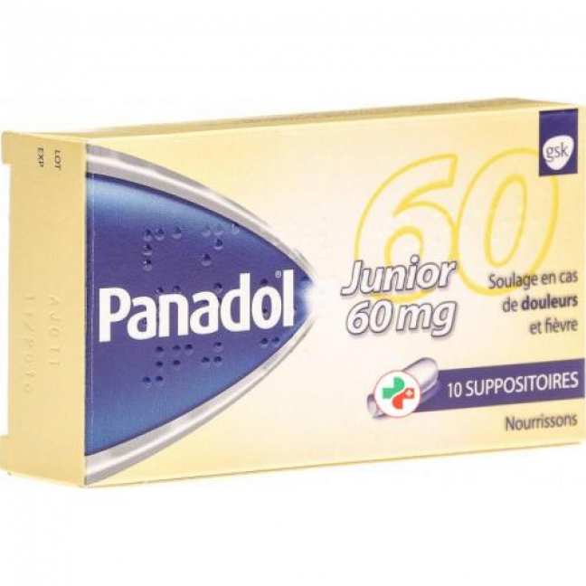 Панадол Джуниор 60 мг 10 суппозиториев