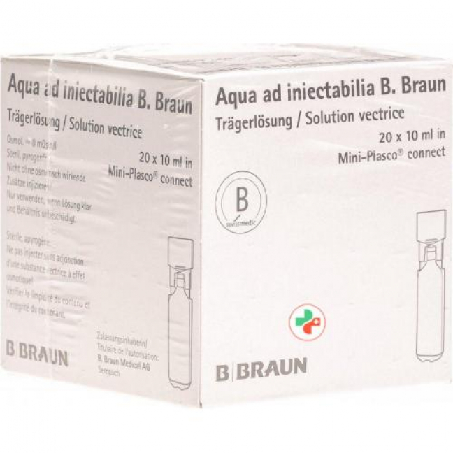 Aqua AD Braun 10 ml 20 Mini Plasco