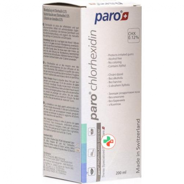 Paro ополаскиватель для полости рта Chlorhexidin 0.12% бутылка 200мл