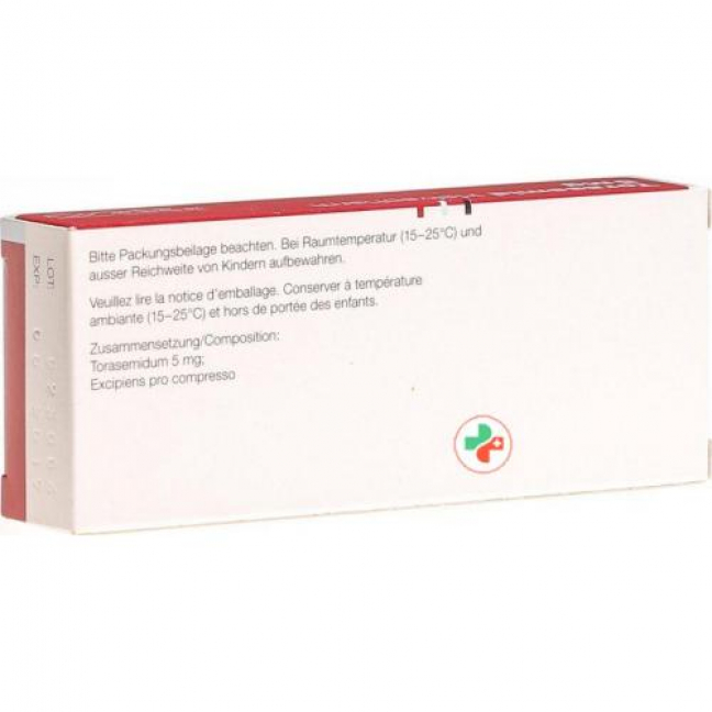 Торасемид Хелвефарм 5 мг 20 таблеток