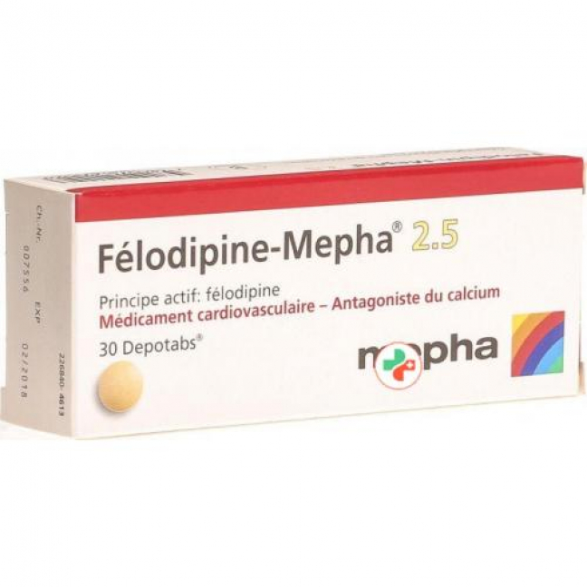 Felodipin Mepha 2.5 mg 30 Depotabs