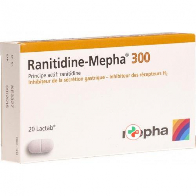Ранитидин Мефа 300 мг 20 таблеток покрытых оболочкой