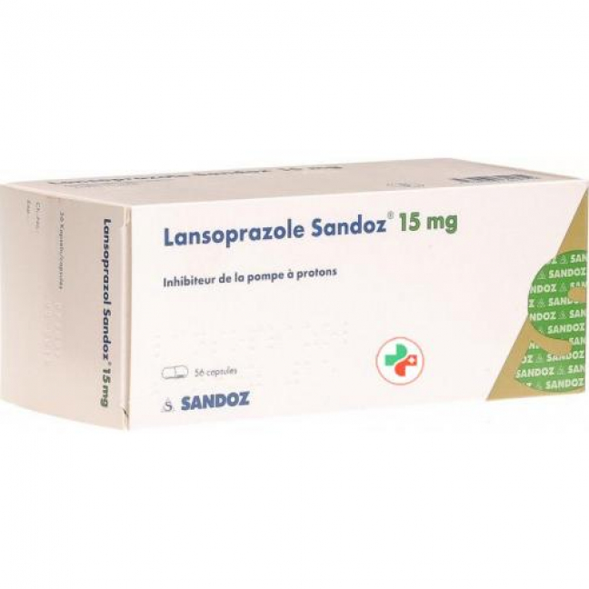 Лансопразол Сандоз 15 мг 56 капсул