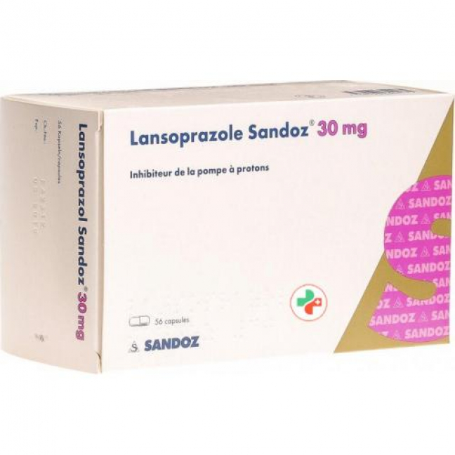 Лансопразол Сандоз 30 мг 56 капсул 