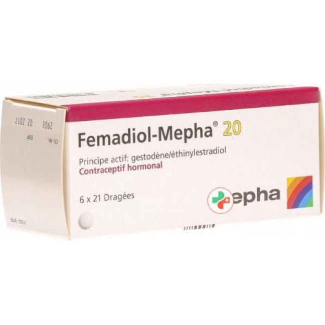 Фемадиол-20 6 x 21 таблетка