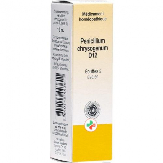 Sanum Penicillium Chrysogenum D 12 (notatum) 10мл