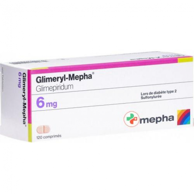 Глимерил Мефа 6 мг 120 таблеток