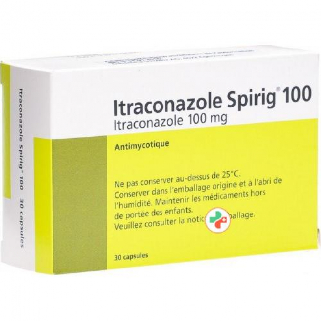 Итраконазол Спириг 100 мг 30 капсул