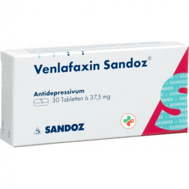 Венлафаксин Сандоз 37.5 мг 30 таблеток