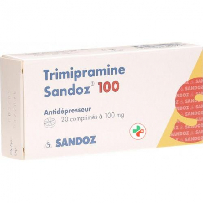 Тримипрамин Сандоз 100 мг 20 таблеток